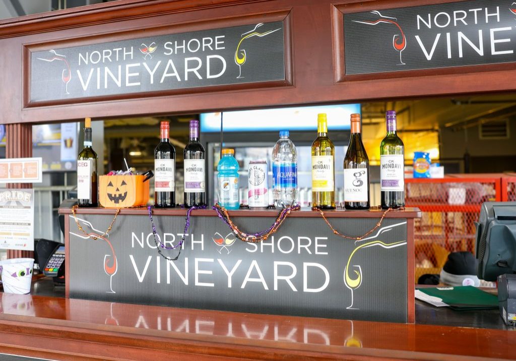 The North Shore Vineyard wine bar at Acrisure Stadium