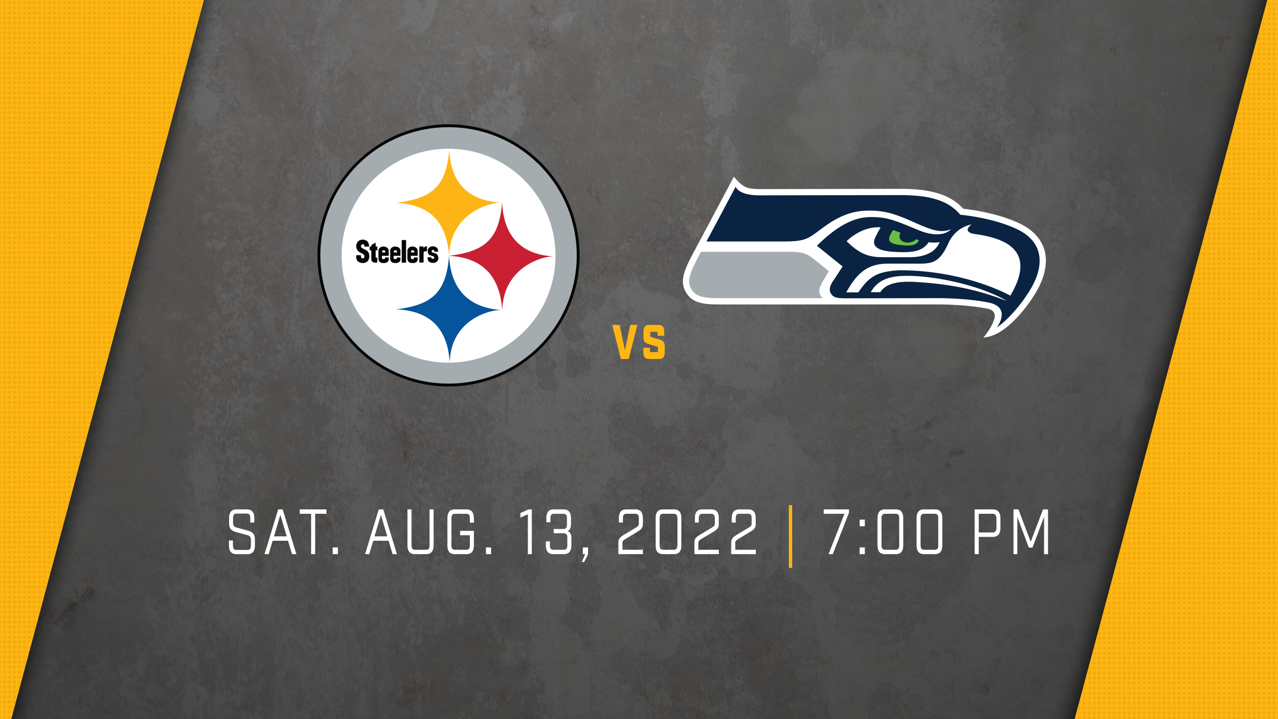 Pittsburgh Steelers vs. Seattle Seahawks - 2022 NFL Preseason Week