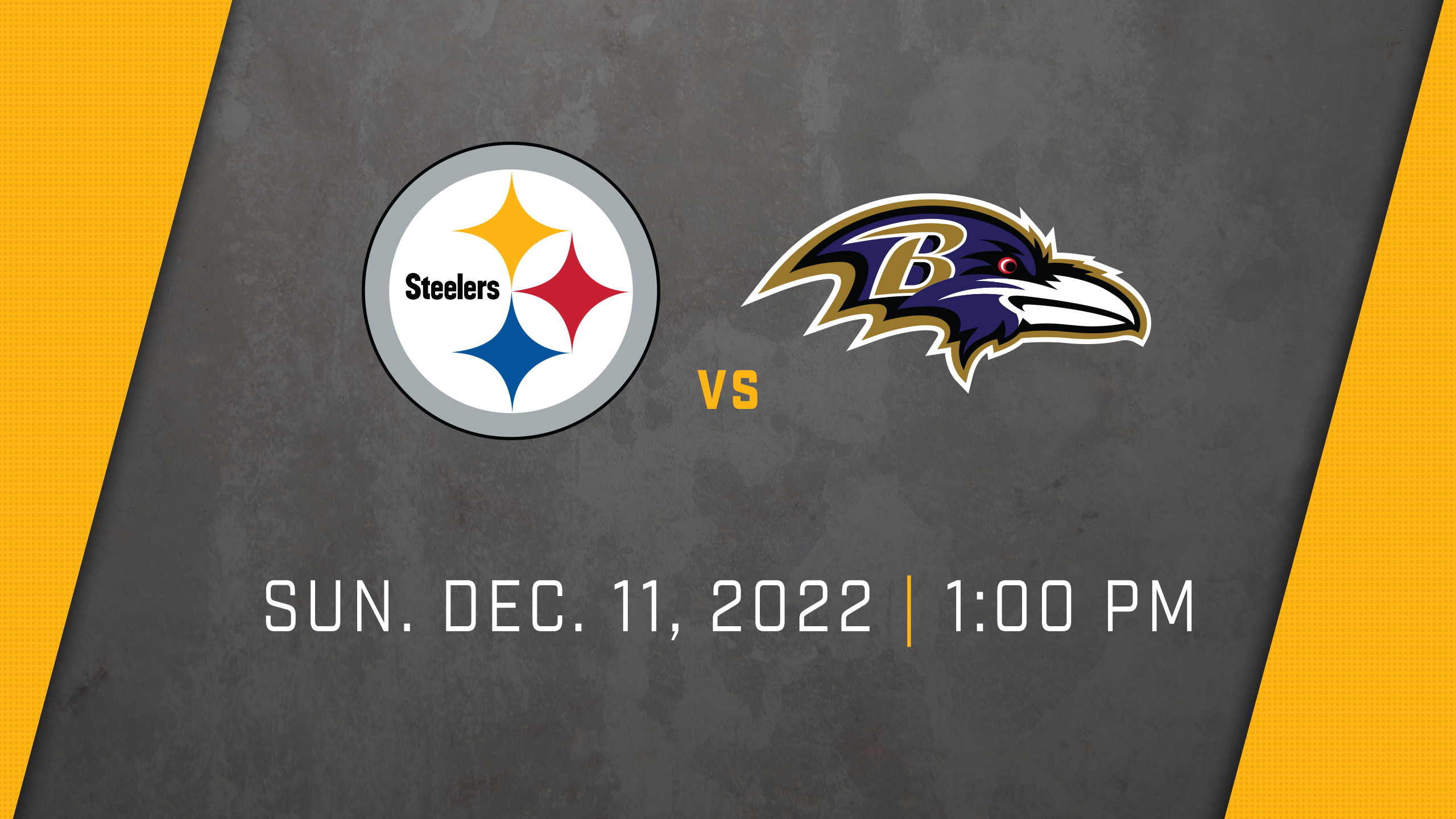 Pittsburgh Steelers vs. Baltimore Ravens - 2022 NFL Regular Season