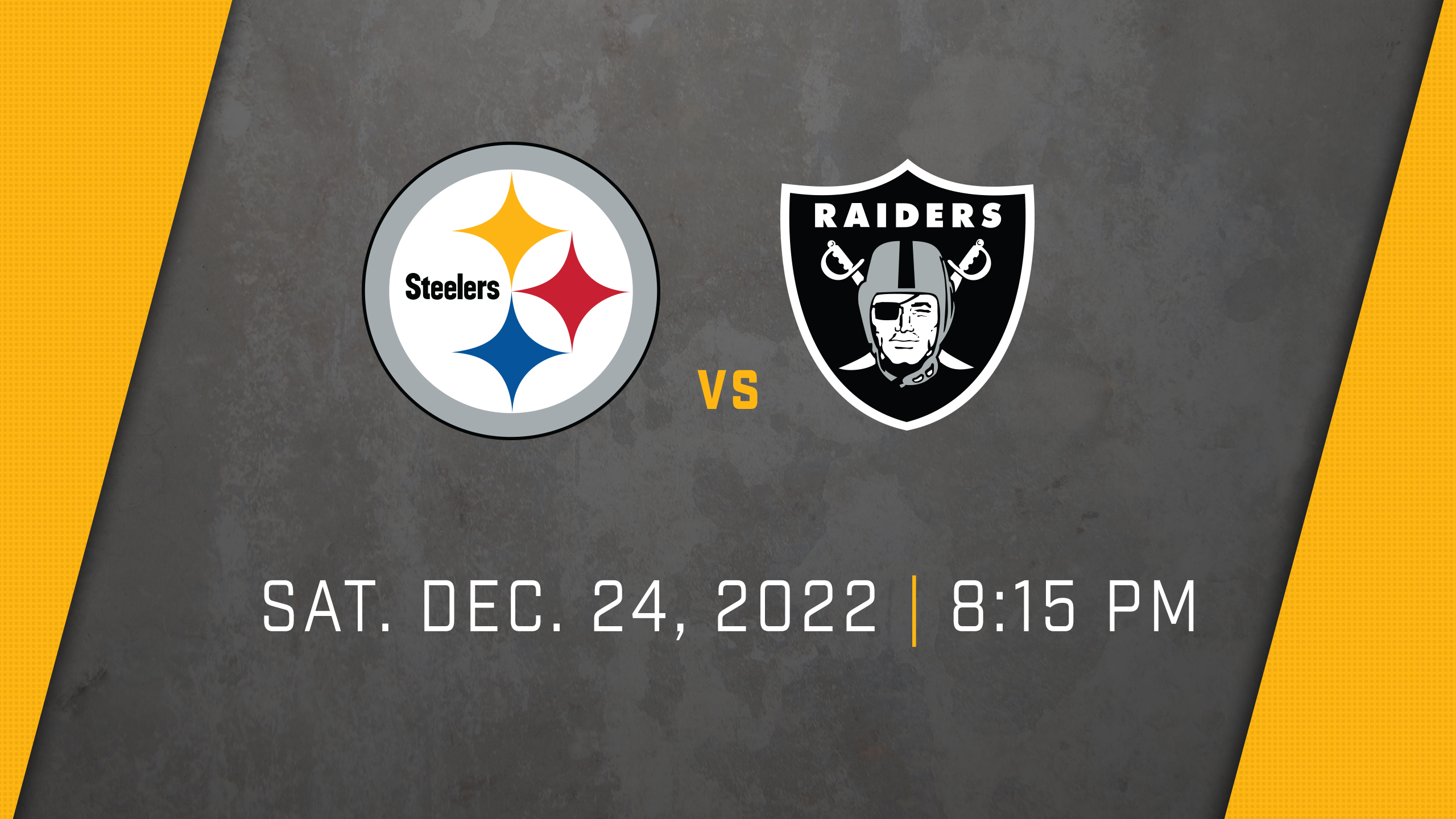 What channel is Raiders vs. Steelers on today? Schedule, time for NFL Week  16 Saturday night game