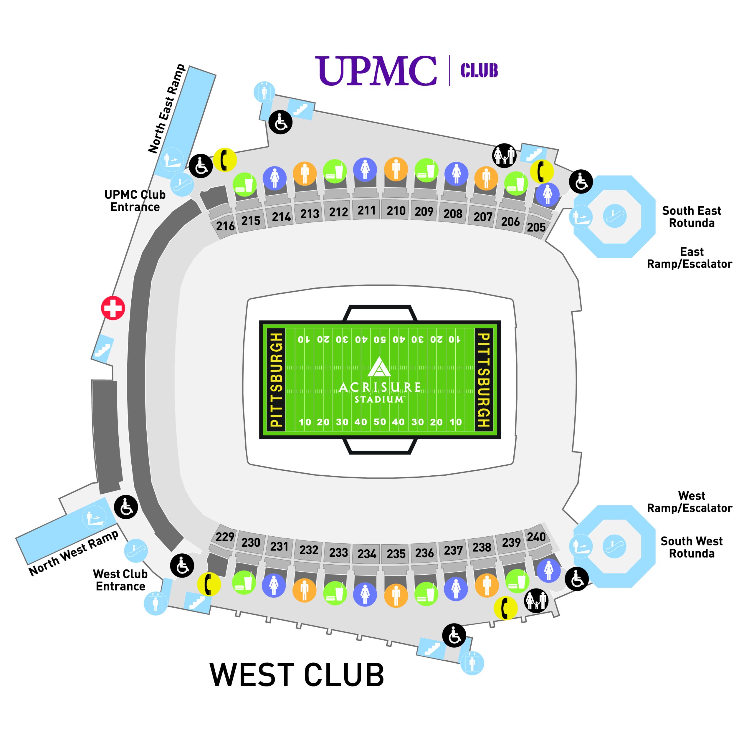 Heinz Stadium Seating Map