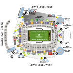 Maps and Seating Charts - Acrisure Stadium in Pittsburgh, PA