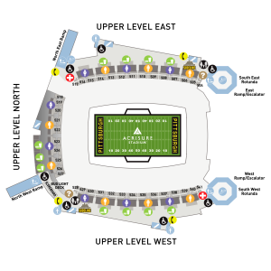Maps and Seating Charts - Acrisure Stadium in Pittsburgh, PA