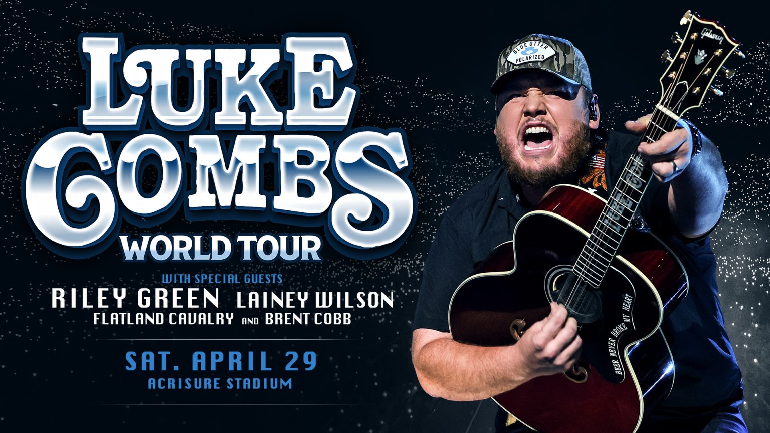 Luke Combs World Tour 2023 Acrisure Stadium in Pittsburgh, PA