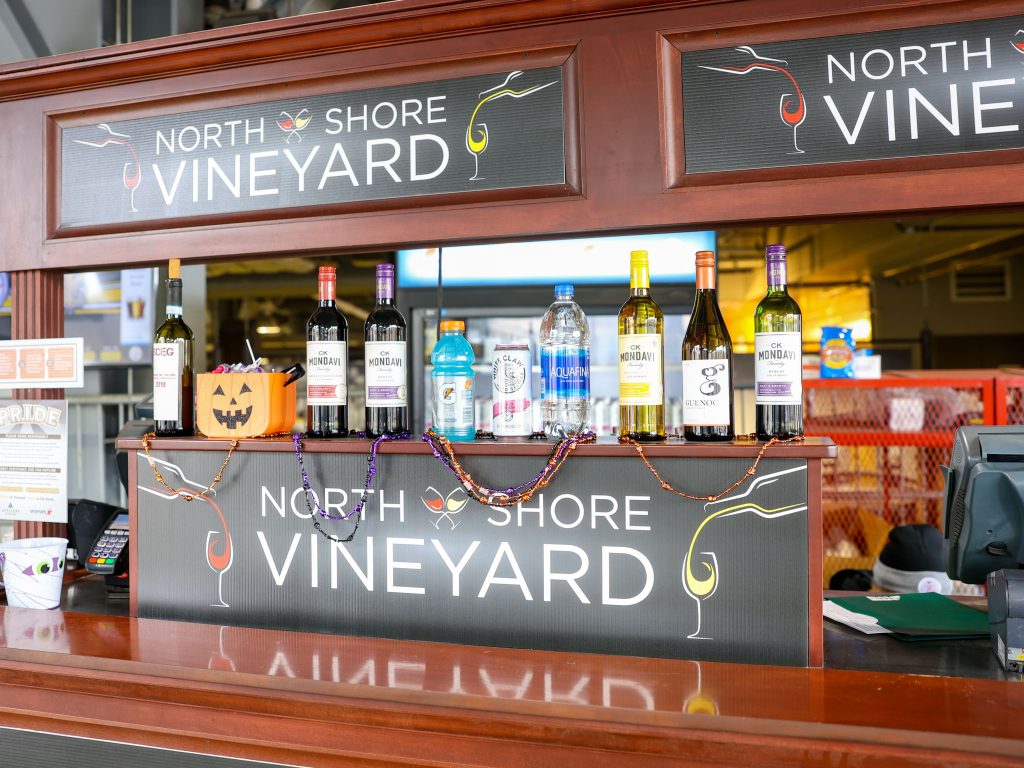The North Shore Vineyard wine bar at Acrisure Stadium