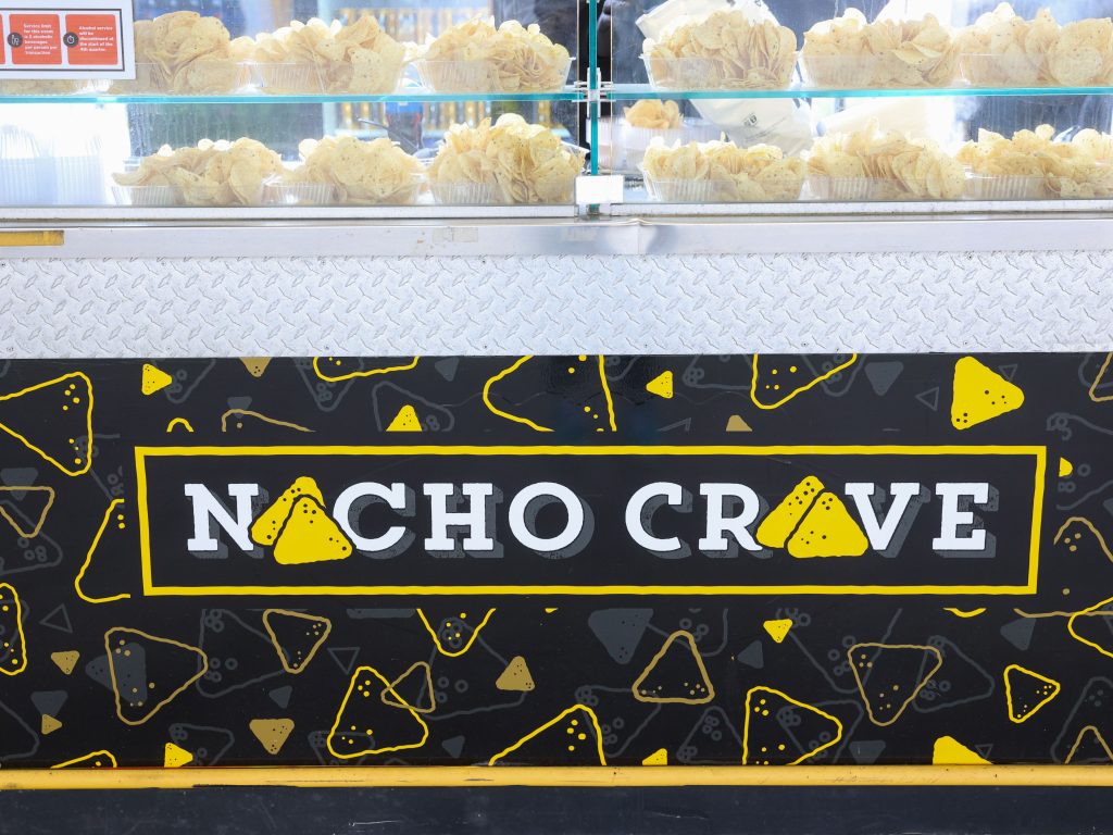 A Nacho Crave stand at Acrisure Stadium
