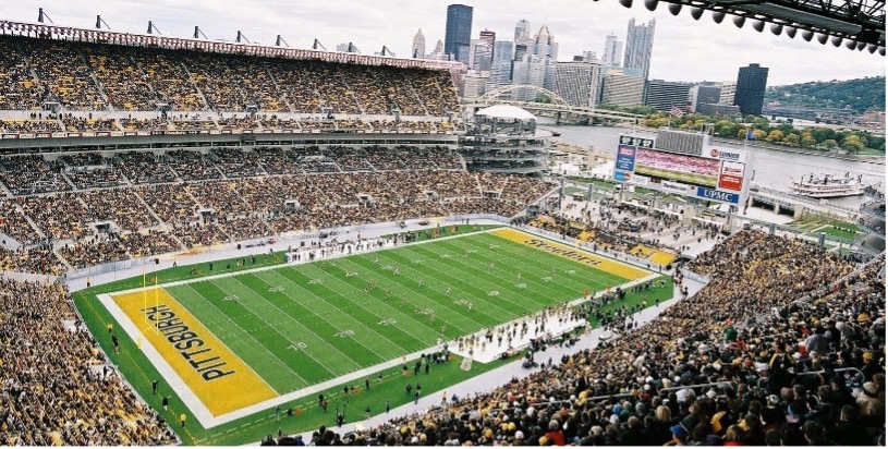 Steelers’ first home game at Heinz Field against the Detroit Lions on Aug. 25, 2001.