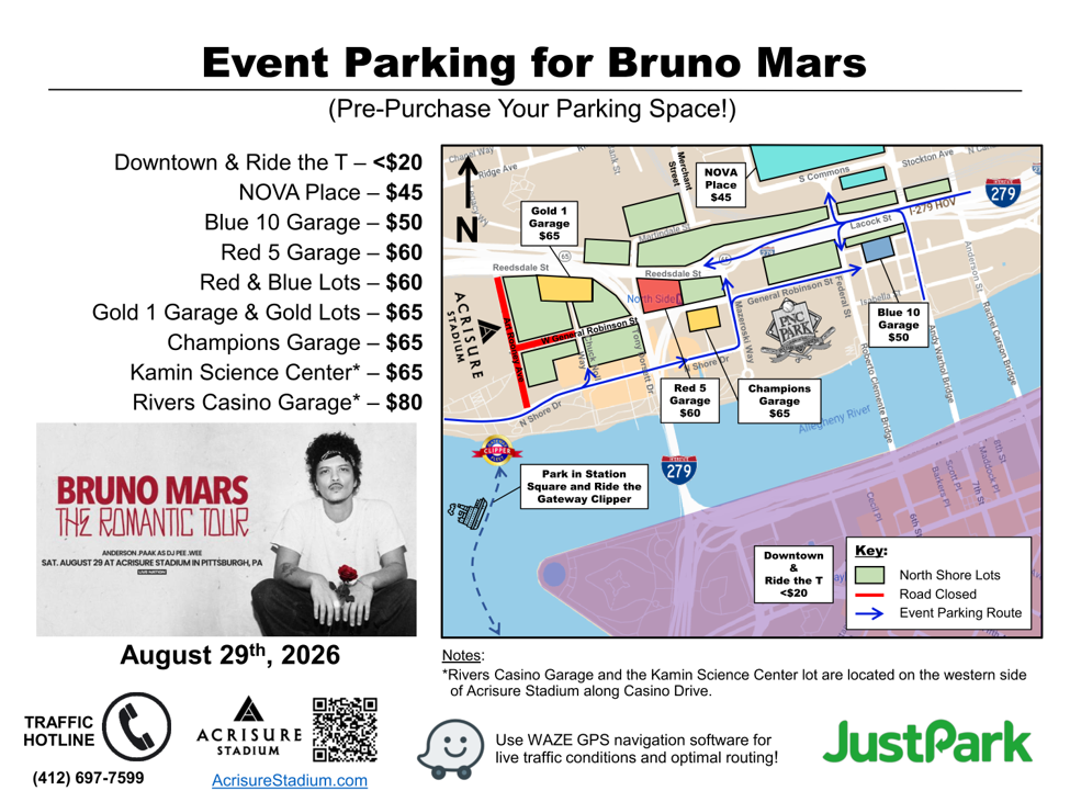 Parking - Bruno Mars, 2026